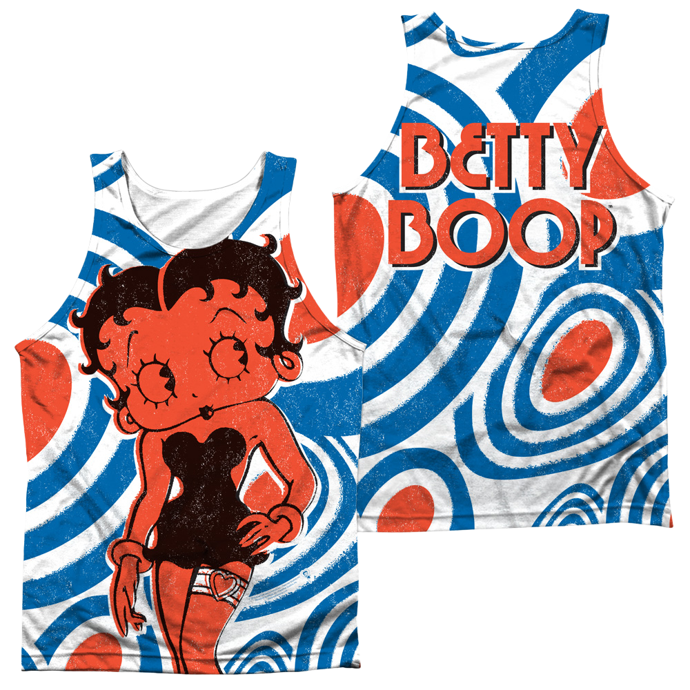 Betty Boop Mod Rings Men's All Over Print Tank Men's All Over Print Tank Betty Boop   