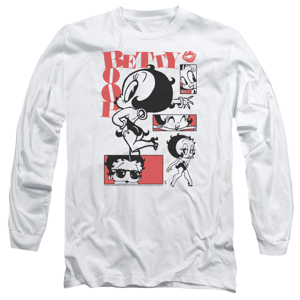 Betty Boop Stylin Snaps - Men's Long Sleeve T-Shirt Men's Long Sleeve T-Shirt Betty Boop   