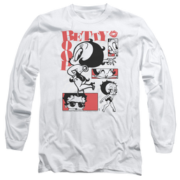 Betty Boop Stylin Snaps - Men's Long Sleeve T-Shirt Men's Long Sleeve T-Shirt Betty Boop   