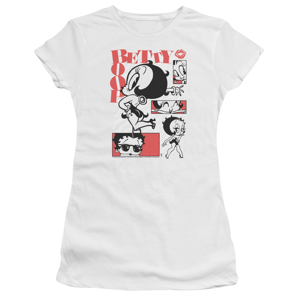 Betty Boop Stylin Snaps - Juniors T-Shirt Juniors T-Shirt Betty Boop   
