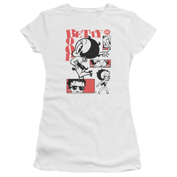 Betty Boop Stylin Snaps - Juniors T-Shirt Juniors T-Shirt Betty Boop   