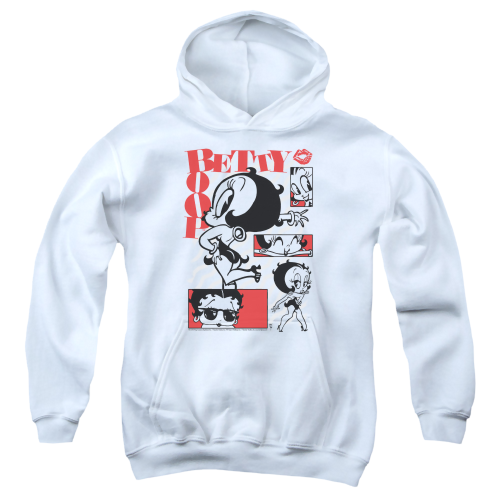 Betty Boop Stylin Snaps - Youth Hoodie Youth Hoodie (Ages 8-12) Betty Boop   