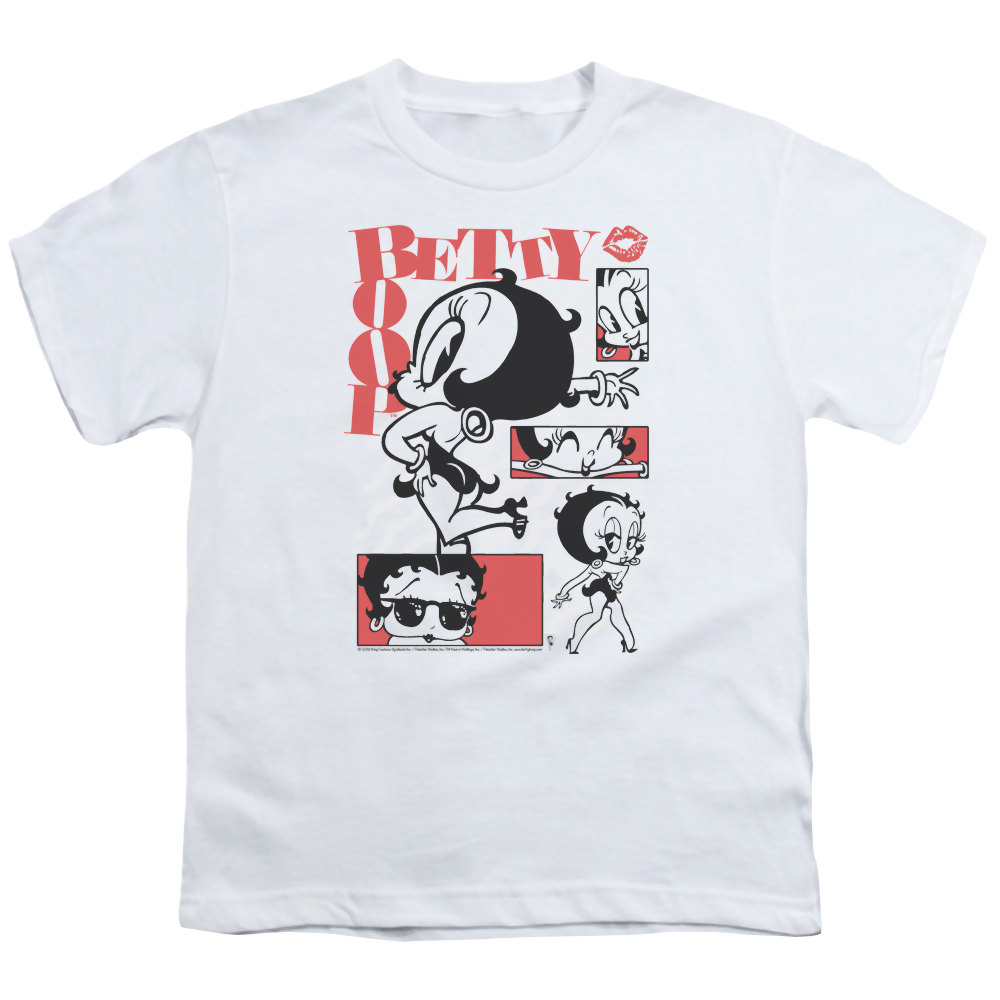 Betty Boop Stylin Snaps - Youth T-Shirt Youth T-Shirt (Ages 8-12) Betty Boop   