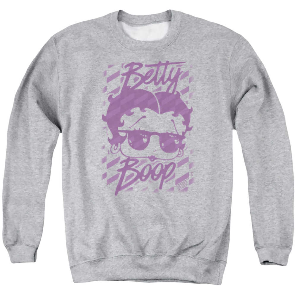 Betty Boop Summer Shades - Men's Crewneck Sweatshirt Men's Crewneck Sweatshirt Betty Boop   