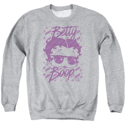 Betty Boop Summer Shades - Men's Crewneck Sweatshirt Men's Crewneck Sweatshirt Betty Boop   
