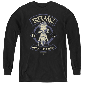 Betty Boop B.B.M.C. - Youth Long Sleeve T-Shirt Youth Long Sleeve T-Shirt Betty Boop   