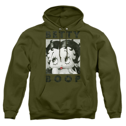 Betty Boop Camo Glamour - Pullover Hoodie Pullover Hoodie Betty Boop   