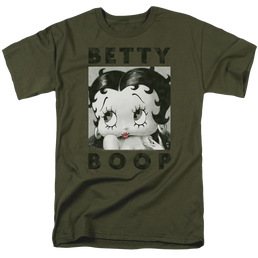 Betty Boop Camo Glamour - Men's Regular Fit T-Shirt Men's Regular Fit T-Shirt Betty Boop   