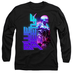 BLUE BEETLE (2023) Lightning - Men's Long Sleeve T-Shirt Men's Long Sleeve T-Shirt BLUE BEETLE (2023)   