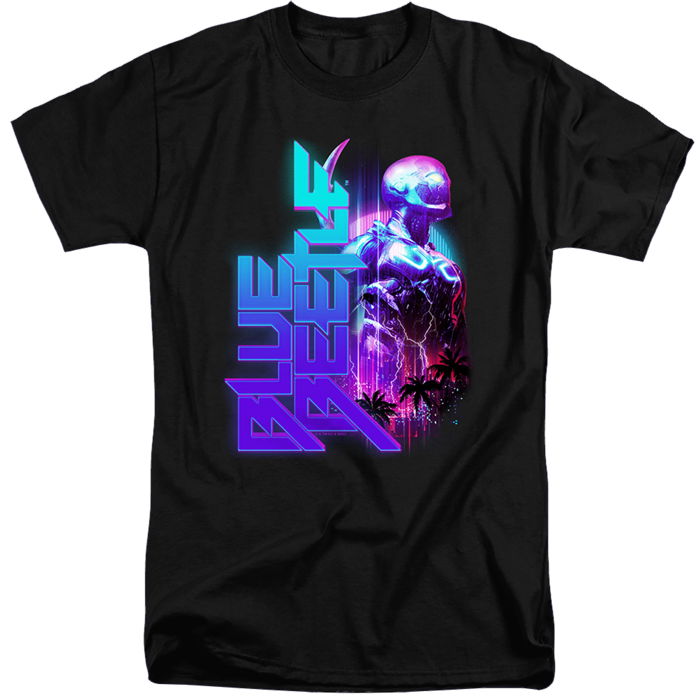 BLUE BEETLE (2023) Lightning - Men's Tall Fit T-Shirt Men's Tall Fit T-Shirt BLUE BEETLE (2023)   
