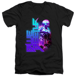 BLUE BEETLE (2023) Lightning - Men's V-Neck T-Shirt Men's V-Neck T-Shirt BLUE BEETLE (2023)   