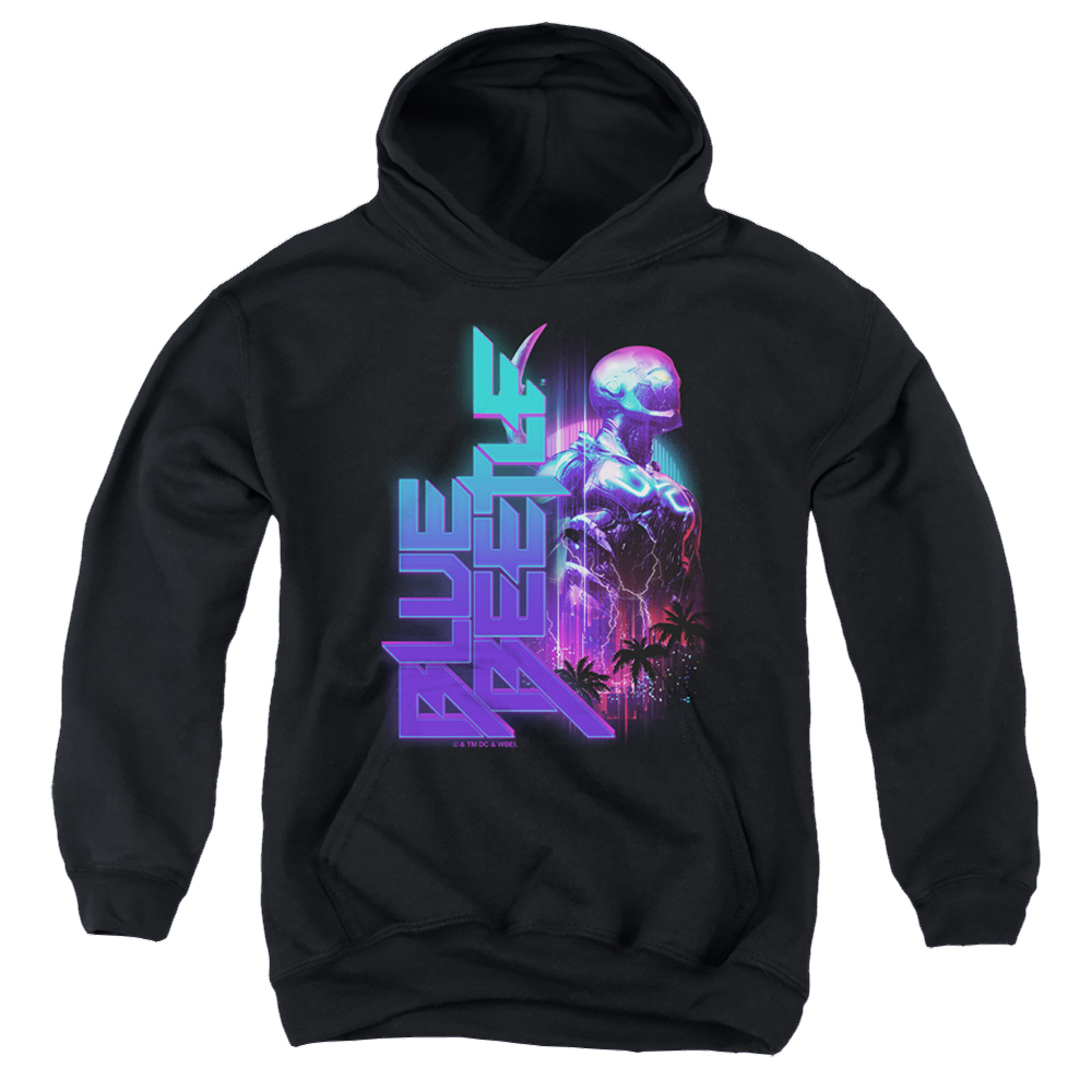 BLUE BEETLE (2023) Lightning - Youth Hoodie Youth Hoodie (Ages 8-12) BLUE BEETLE (2023)   