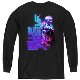 BLUE BEETLE (2023) Lightning - Youth Long Sleeve T-Shirt Youth Long Sleeve T-Shirt BLUE BEETLE (2023)   