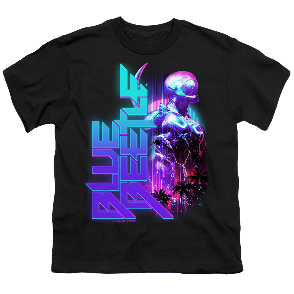 BLUE BEETLE (2023) Lightning - Youth T-Shirt Youth T-Shirt (Ages 8-12) BLUE BEETLE (2023)   