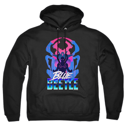 BLUE BEETLE (2023) Silhouette - Pullover Hoodie Pullover Hoodie BLUE BEETLE (2023)   