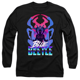 BLUE BEETLE (2023) Silhouette - Men's Long Sleeve T-Shirt Men's Long Sleeve T-Shirt BLUE BEETLE (2023)   