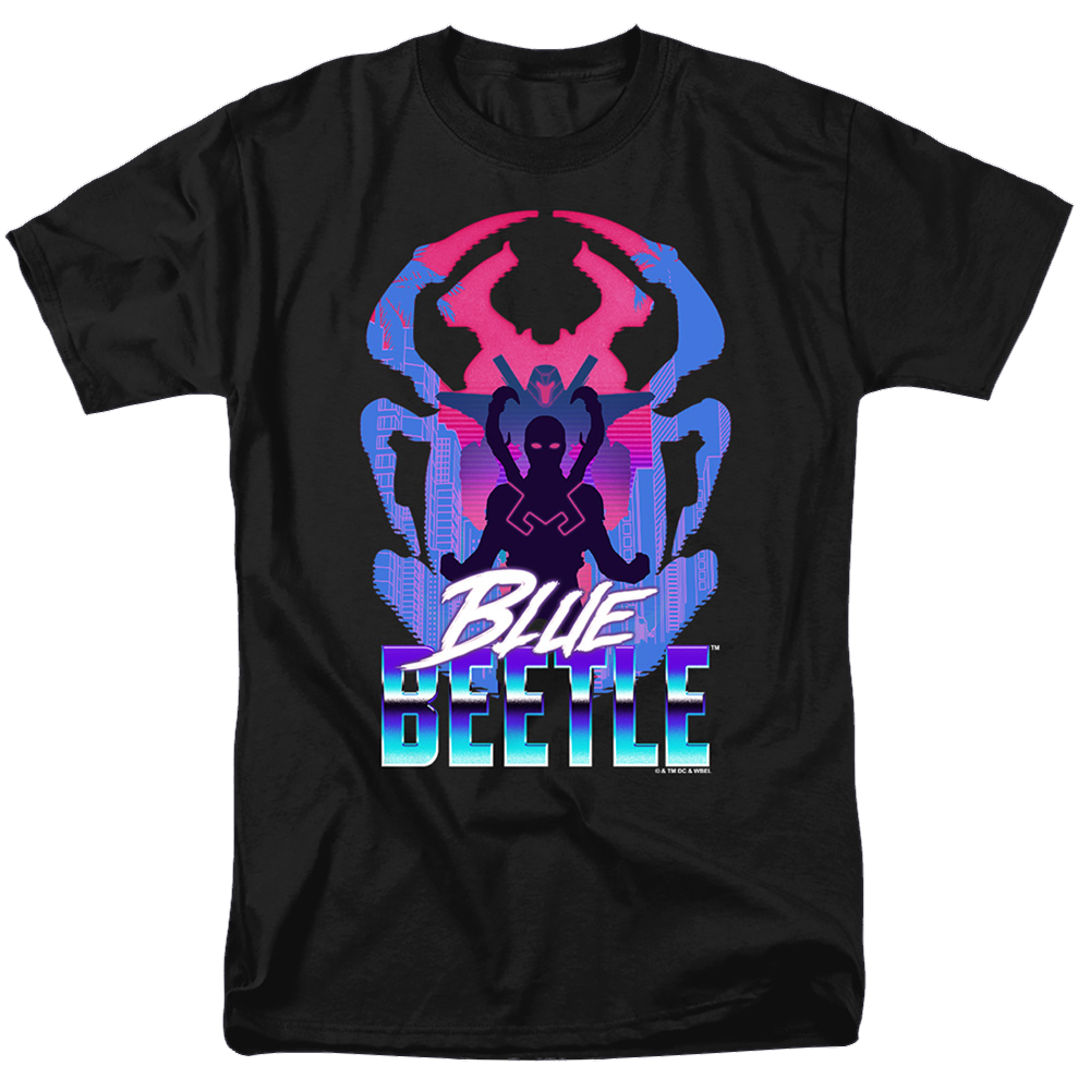 BLUE BEETLE (2023) Silhouette - Men's Regular Fit T-Shirt Men's Regular Fit T-Shirt BLUE BEETLE (2023)   