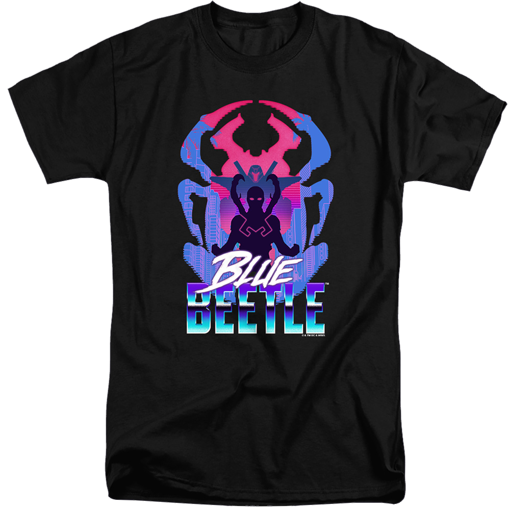 BLUE BEETLE (2023) Silhouette - Men's Tall Fit T-Shirt Men's Tall Fit T-Shirt BLUE BEETLE (2023)   