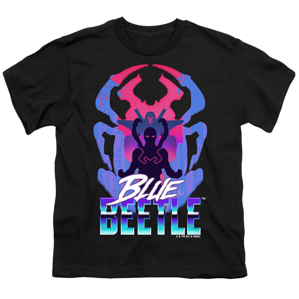 BLUE BEETLE (2023) Silhouette - Youth T-Shirt Youth T-Shirt (Ages 8-12) BLUE BEETLE (2023)   