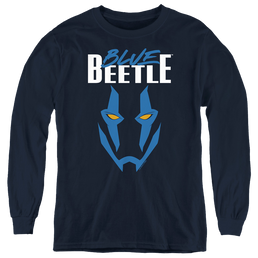 BLUE BEETLE (2023) Mask - Youth Long Sleeve T-Shirt Youth Long Sleeve T-Shirt BLUE BEETLE (2023)   