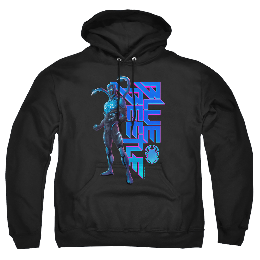 BLUE BEETLE (2023) Standing - Pullover Hoodie Pullover Hoodie BLUE BEETLE (2023)   