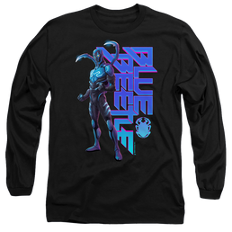 BLUE BEETLE (2023) Standing - Men's Long Sleeve T-Shirt Men's Long Sleeve T-Shirt BLUE BEETLE (2023)   