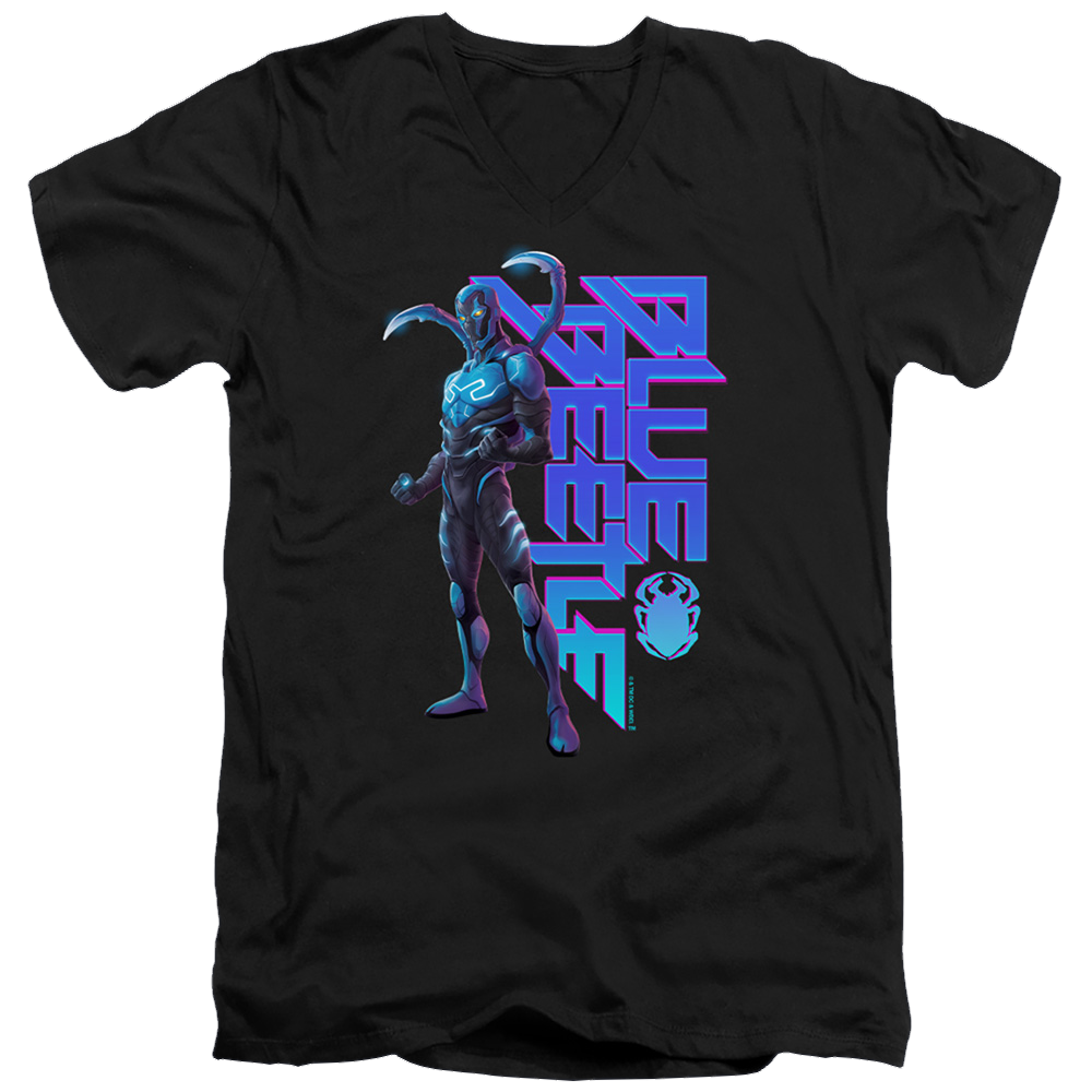 BLUE BEETLE (2023) Standing - Men's V-Neck T-Shirt Men's V-Neck T-Shirt BLUE BEETLE (2023)   