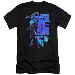 BLUE BEETLE (2023) Standing - Men's Premium Slim Fit T-Shirt Men's Premium Slim Fit T-Shirt BLUE BEETLE (2023)   