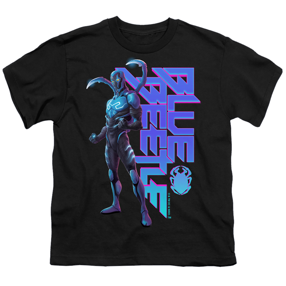 BLUE BEETLE (2023) Standing - Youth T-Shirt Youth T-Shirt (Ages 8-12) BLUE BEETLE (2023)   