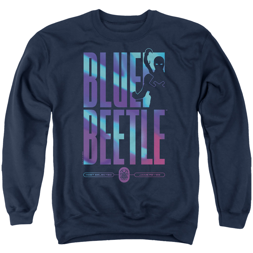 BLUE BEETLE (2023) Hero Host - Men's Crewneck Sweatshirt Men's Crewneck Sweatshirt BLUE BEETLE (2023)   