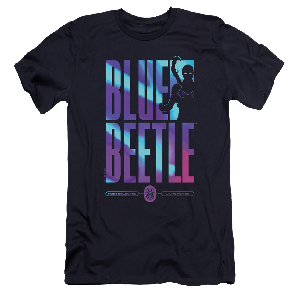 BLUE BEETLE (2023) Hero Host - Men's Premium Slim Fit T-Shirt Men's Premium Slim Fit T-Shirt BLUE BEETLE (2023)   