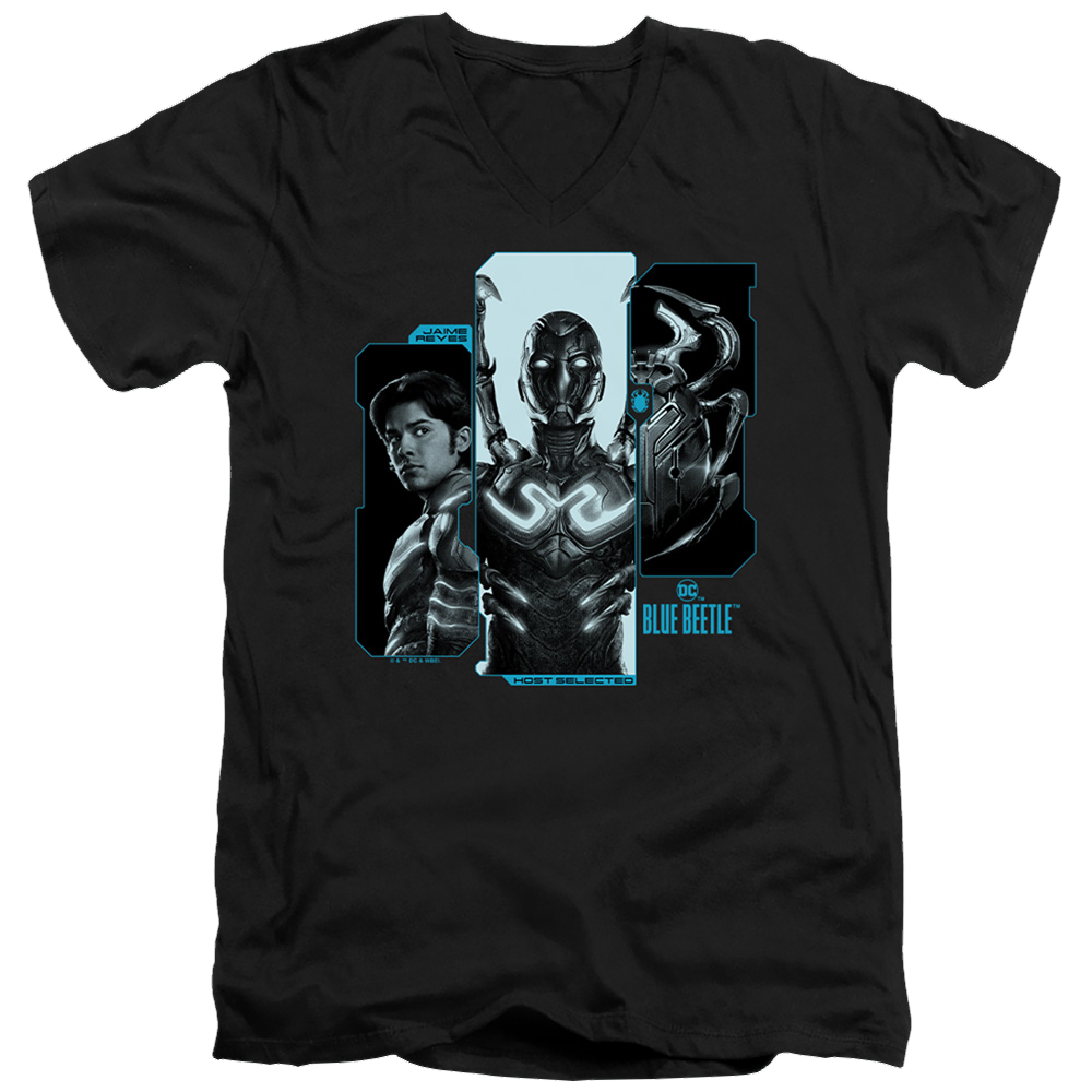 BLUE BEETLE (2023) Host Reyes - Men's V-Neck T-Shirt Men's V-Neck T-Shirt BLUE BEETLE (2023)   