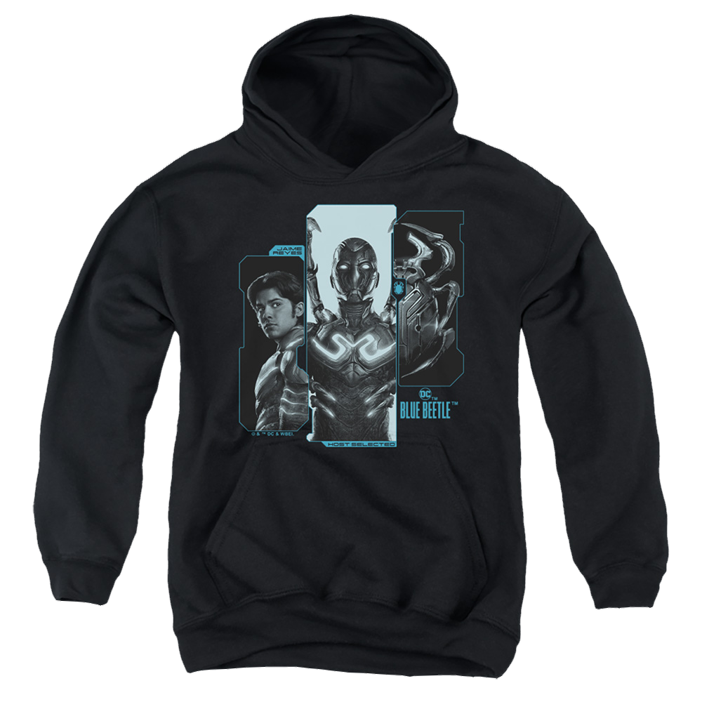 BLUE BEETLE (2023) Host Reyes - Youth Hoodie Youth Hoodie (Ages 8-12) BLUE BEETLE (2023)   