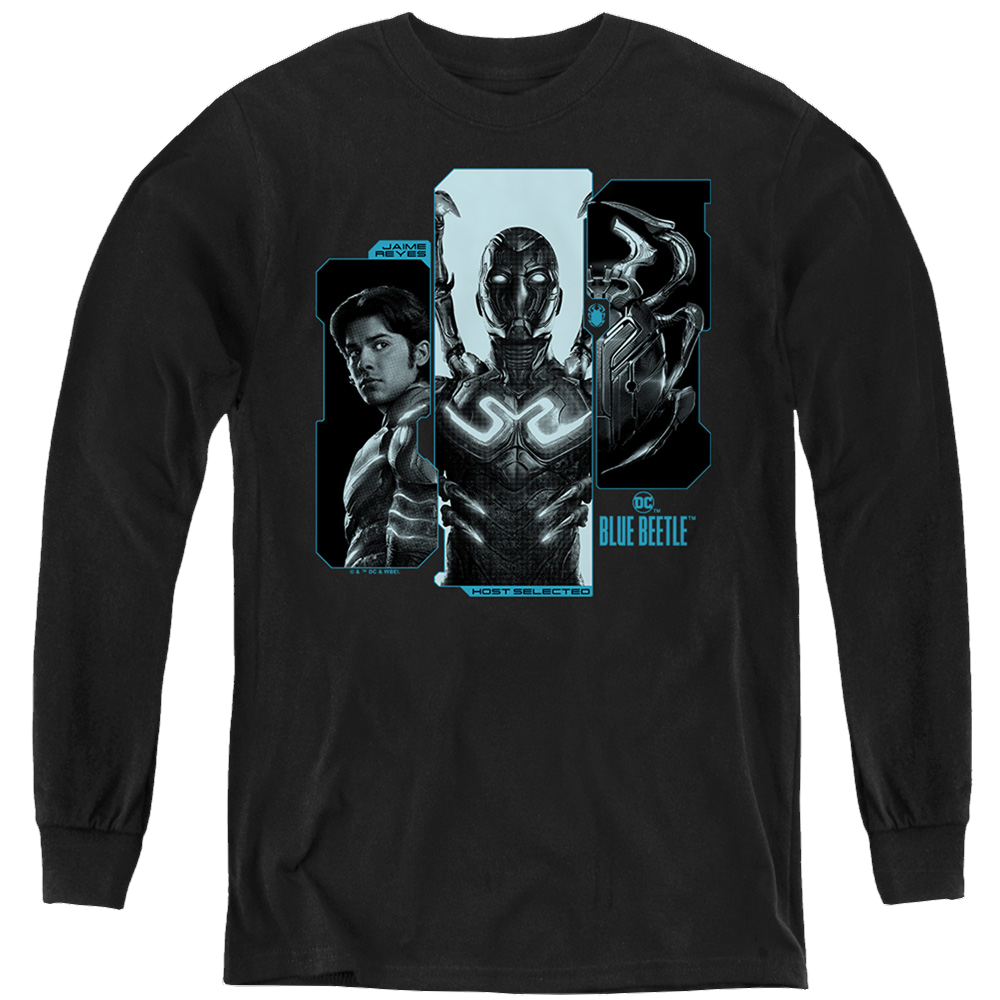 BLUE BEETLE (2023) Host Reyes - Youth Long Sleeve T-Shirt Youth Long Sleeve T-Shirt BLUE BEETLE (2023)   