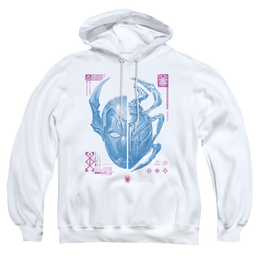 BLUE BEETLE (2023) Split Beetle - Pullover Hoodie Pullover Hoodie BLUE BEETLE (2023)   
