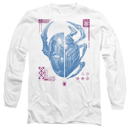 BLUE BEETLE (2023) Split Beetle - Men's Long Sleeve T-Shirt Men's Long Sleeve T-Shirt BLUE BEETLE (2023)   
