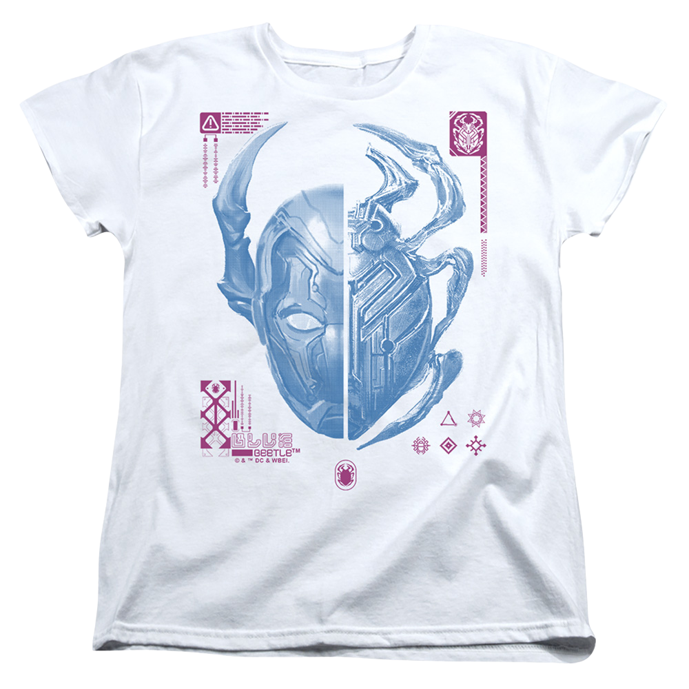 BLUE BEETLE (2023) Split Beetle - Women's T-Shirt Women's T-Shirt BLUE BEETLE (2023)   
