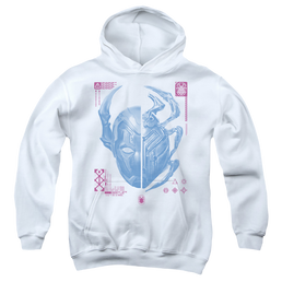 BLUE BEETLE (2023) Split Beetle - Youth Hoodie Youth Hoodie (Ages 8-12) BLUE BEETLE (2023)   