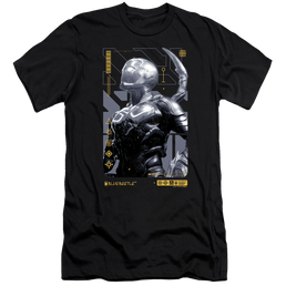 BLUE BEETLE (2023) Beetle Heads Up - Men's Premium Slim Fit T-Shirt Men's Premium Slim Fit T-Shirt BLUE BEETLE (2023)   