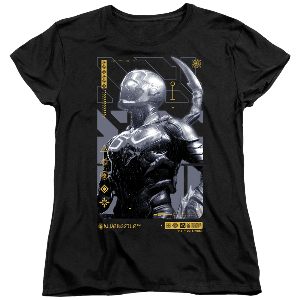 BLUE BEETLE (2023) Beetle Heads Up - Women's T-Shirt Women's T-Shirt BLUE BEETLE (2023)   