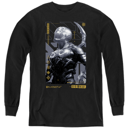 BLUE BEETLE (2023) Beetle Heads Up - Youth Long Sleeve T-Shirt Youth Long Sleeve T-Shirt BLUE BEETLE (2023)   