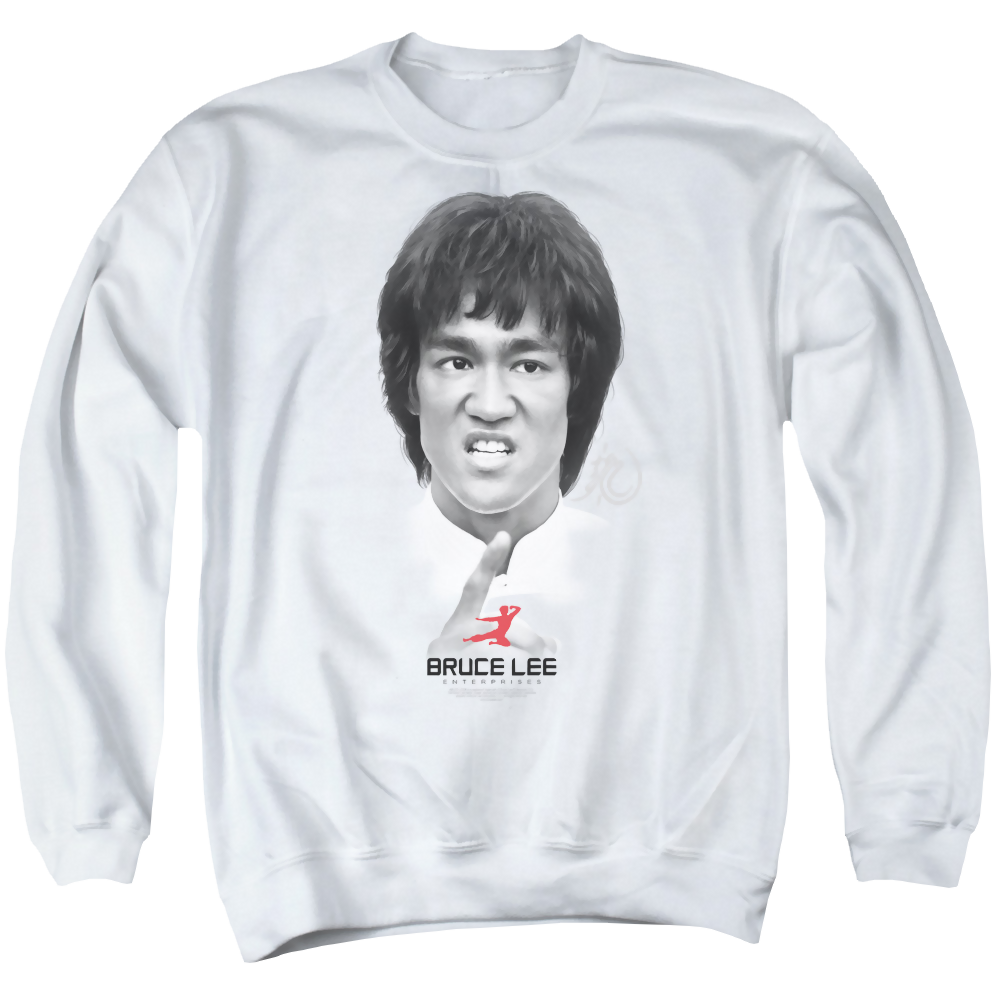 Bruce Lee Self Help - Men's Crewneck Sweatshirt Men's Crewneck Sweatshirt Bruce Lee   