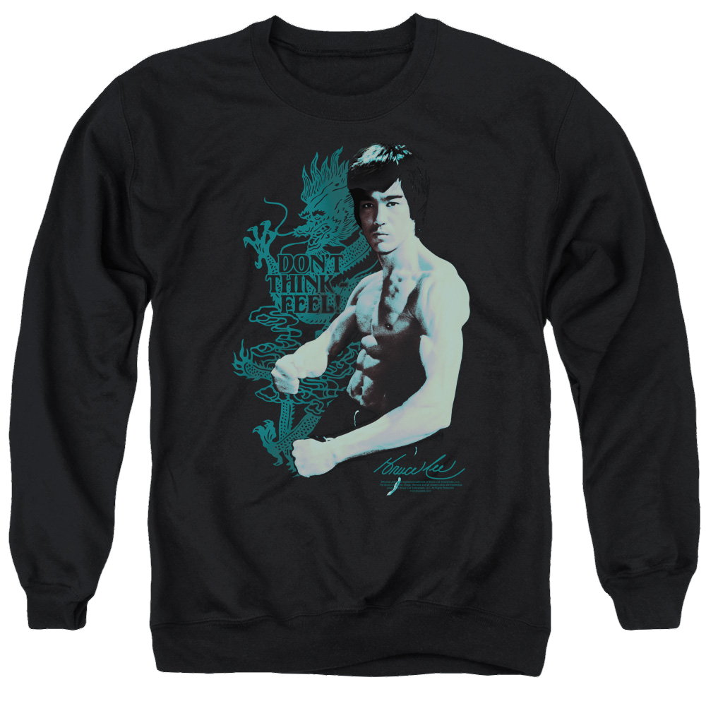 Bruce Lee Feel - Men's Crewneck Sweatshirt Men's Crewneck Sweatshirt Bruce Lee   