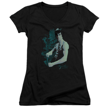 Bruce Lee Feel - Juniors V-Neck T-Shirt Juniors V-Neck T-Shirt Bruce Lee   