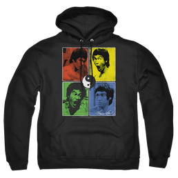 Bruce Lee Enter Color Block - Pullover Hoodie Pullover Hoodie Bruce Lee   