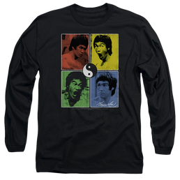 Bruce Lee Enter Color Block - Men's Long Sleeve T-Shirt Men's Long Sleeve T-Shirt Bruce Lee   