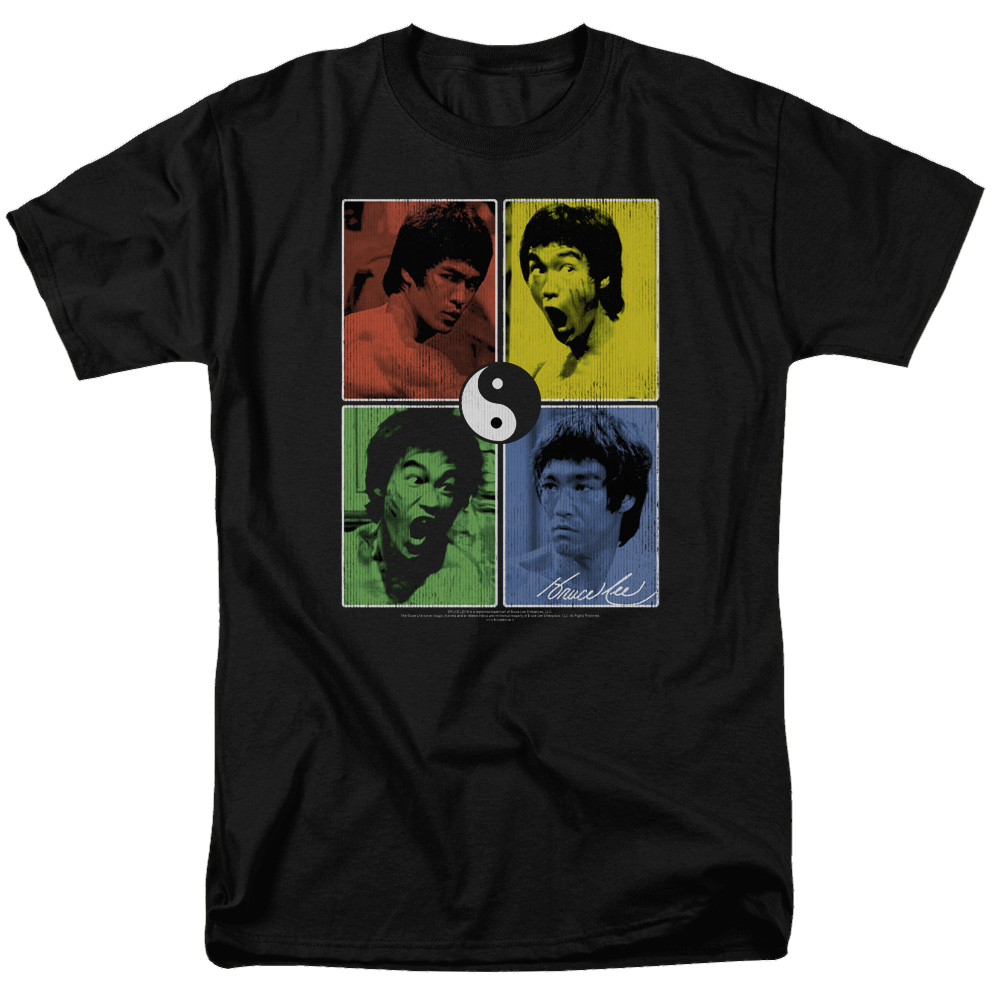 Bruce Lee Enter Color Block - Men's Regular Fit T-Shirt Men's Regular Fit T-Shirt Bruce Lee   