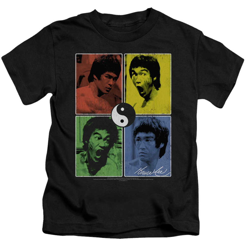 Bruce Lee Enter Color Block - Kid's T-Shirt (Ages 4-7) Kid's T-Shirt (Ages 4-7) Bruce Lee   