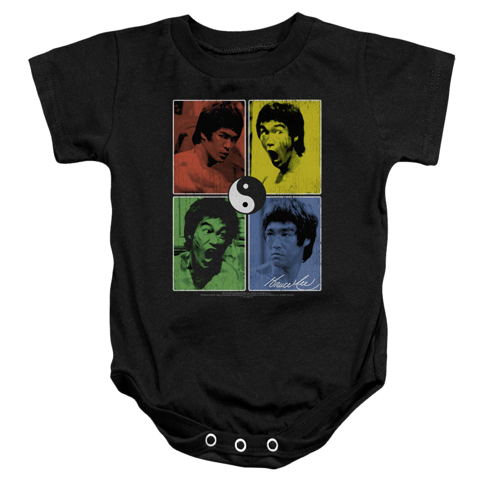 Bruce Lee Enter Color Block - Baby Bodysuit Baby Bodysuit Bruce Lee   