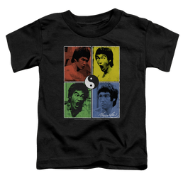 Bruce Lee Enter Color Block - Toddler T-Shirt Toddler T-Shirt Bruce Lee   